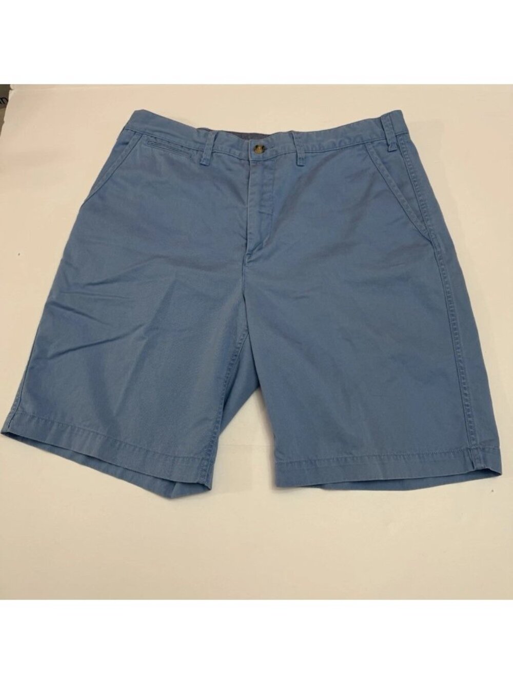 Polo Ralph Lauren Relaxed Fit Shorts Men’s Size 35 Blue Chino Flat Front Cotton